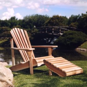 Adirondack Chair and Ottoman Fitted Seat