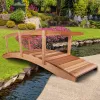 12-ft Garden Bridge with Side Rails