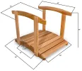 3-ft Garden Bridge with Side Rails