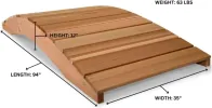 8-ft Garden Bridge