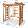 Cedar Pergola with Swing