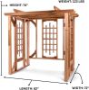 Cedar Pergola