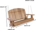 Pergola Swing with Comfort Swing Springs
