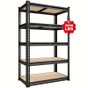 2000 LBS Heavy-Duty 5-Tier Metal Garage Storage Shelving Unit, 60" H x 28" W x 13" D, Adjustable Utility Shelves for Garage, Kitchen, Warehouse