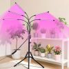 Full Spectrum Indoor Plant Grow Light with Adjustable Stand – 80 LEDs Floor Plant Lamp, 5 Dimming Levels (20%-100%), 3/9/12H Auto On/Off Timer