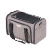 Cat Carrier with Wheels, Airline Approved Rolling Pet Carrier with Telescopic Handle and Shoulder Strap, Dog Carrier with Wheels for Pets under 25 lbs
