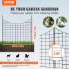 Garden Fence, 36.6in(H) x29.5in(L) Animal Barrier Fence, Underground Decorative Garden Fencing with 2.5 Inch Spike Spacing