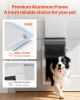 Pet Door, Large, with Three Magnetic Flaps and Metal Frame, Strong and Weatherproof Dog Door for Interior and Exterior Doors, Easy to Install