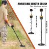 Metal Detector for Adults & Kids, 10 Inch Waterproof Search Coil with LCD Display 7 Modes, Adjustable 41''-52'' Aluminum Stem