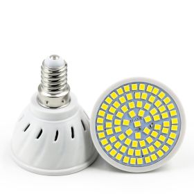 Household Energy-Saving LED Lamp Plastic Material Lamp Cup (Kids Pool: Warm White-E14 48  beads 220V)