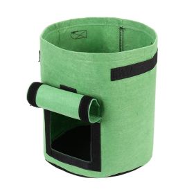 7 Gallon-5Pack Garden Potato Grow Bags With Carry Handle For Vegatable Tomatoes Carrots Taro Aeration Fabric Pots Heavy Duty (Kids Pool: 5pcs)