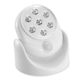 Wireless LED Spotlight 90 Degree Motion Sensor Night Lamp (Kids Pool: White)