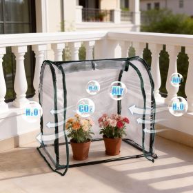 28.94 Plus 21.46 Plus 27.76in Tabletop Mini House Portable Greenhouse For Spring Indoor Outdoor Garden Tent For Seed Starting Plant Protection Ga (Kids Pool: Green)