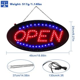 Ultra Bright LED Neon Open Sign  Normal Lighting Store Business Sign Animated Motion (Kids Pool: Black)