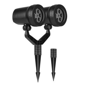 1Pc Christmas Snowflake Projector Light Dual Head LED Stake Light IP44 Waterproof Xmas Decoration For Holiday Indoor Outdoor Use Garden Patio Wal (Kids Pool: 1Pc)