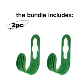 2pcs Garden Hose Hanger,Water Hose Holders For Outside,Portable Hose Holder,Garden Hose Carrier,Garden Hose Holder-Wall Mounted Tap Watering Hose (Kids Pool: Green-2pcs)
