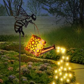 Solar Garden Lights Outdoor Decoration,Flower-shaped Lights Metal Solar Watering Can Lights Outdoor Waterproof, Small Patio Light Yard Lawn Pathw (Kids Pool: 1PCS)