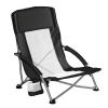 Portable Folding Patio Chaise Lounge With Storage Pocket And Carry Bag | 250 Lbs Weight Capacity, Mesh Breathable Backrest, Alloy Steel Frame