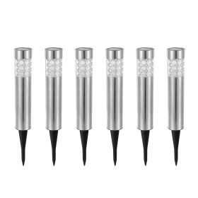 6Pcs Solar Pathway Light IP44 Waterproof 3 RGB Color Changing For Yard Garden Pathway Walkway (Kids Pool: 6Pcs)