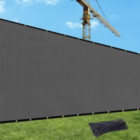 Prohibited From Sale On Amazon XISHAN Fence 4'X50' Dark Grey,Black,Dark Green,Brown HDPE  130 Grams (Kids Pool: 4X50ft-Dark Grey)